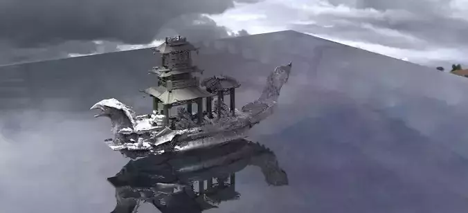 Chinese Treasure Ship  3D model
