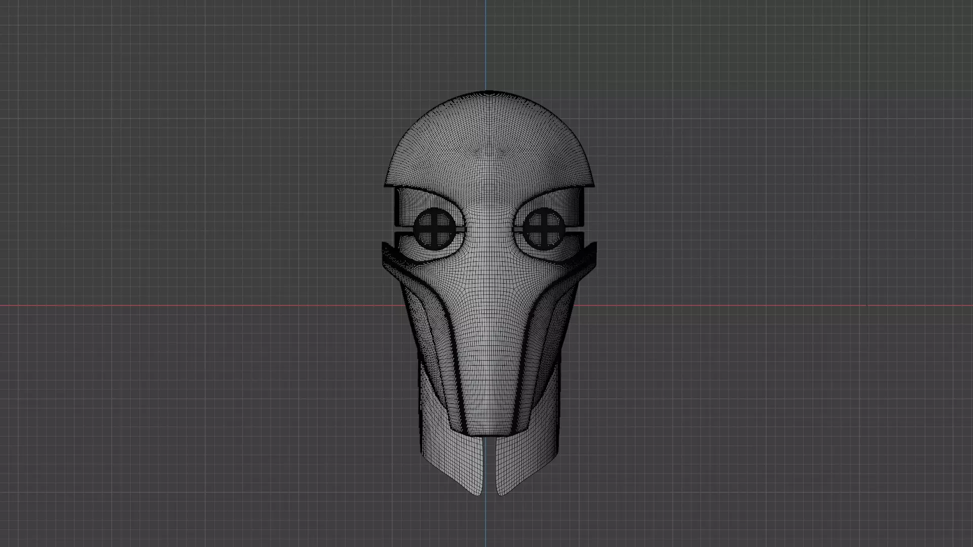Automato head of bird Free 3D model