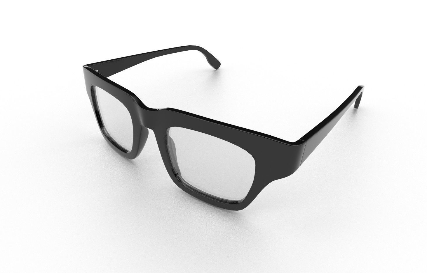 Eyeglasses M04 Low-poly 3D model_3