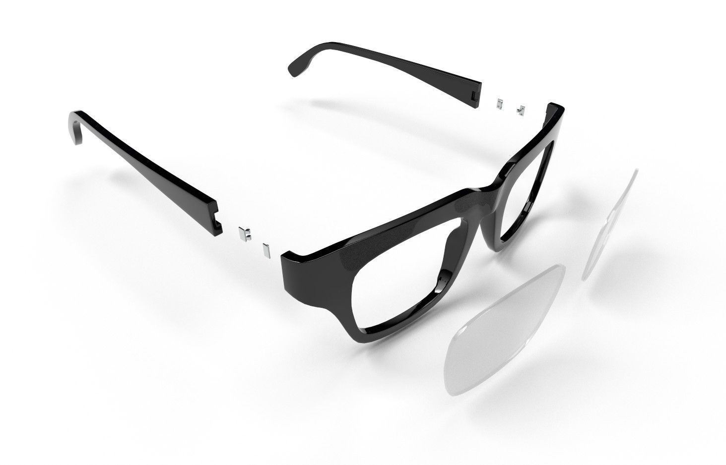 Eyeglasses M04 Low-poly 3D model_6