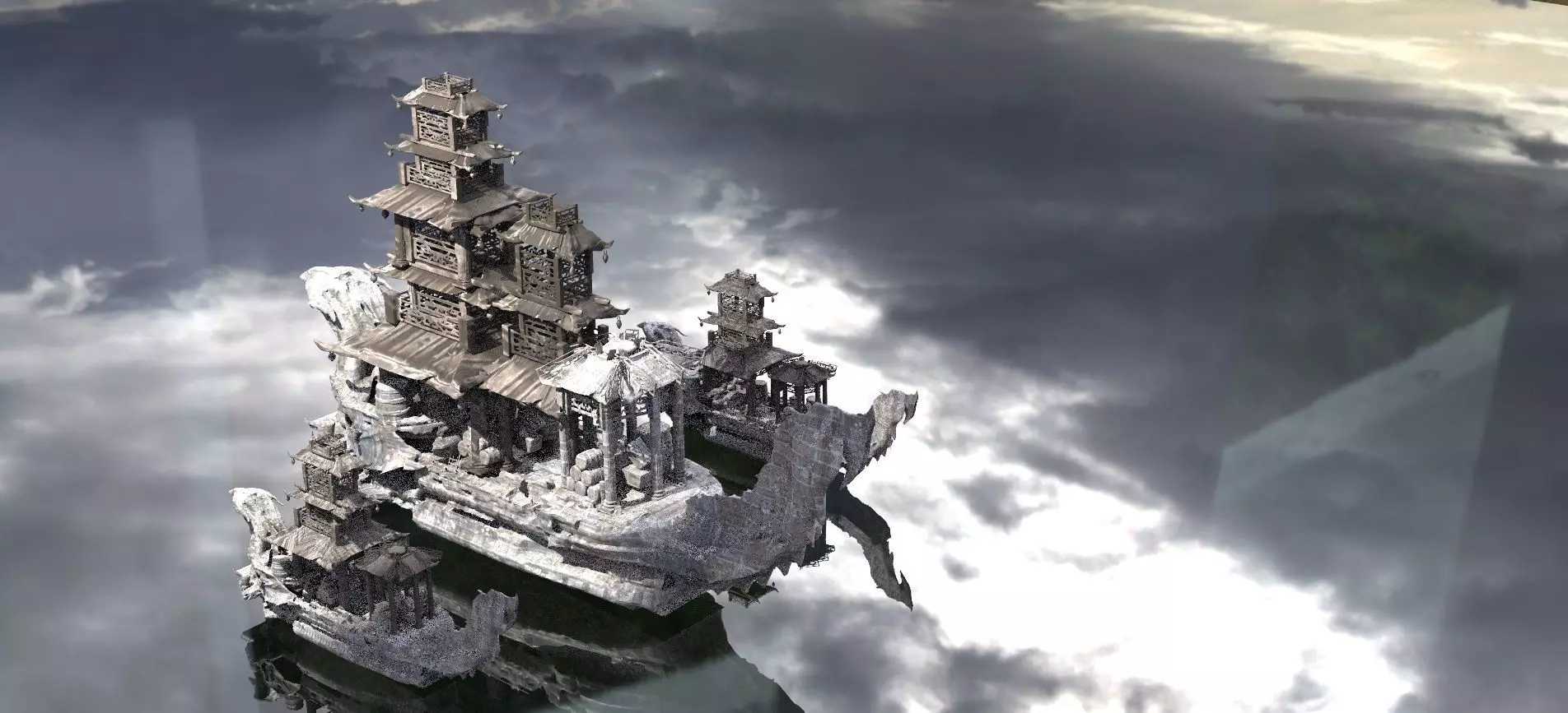 Chinese Treasure Ships 2 designs 3D model_0