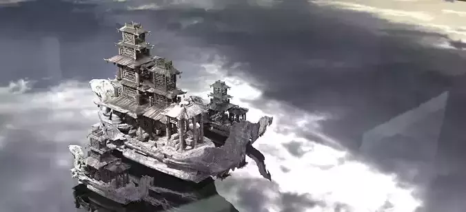 Chinese Treasure Ships 2 designs 3D model