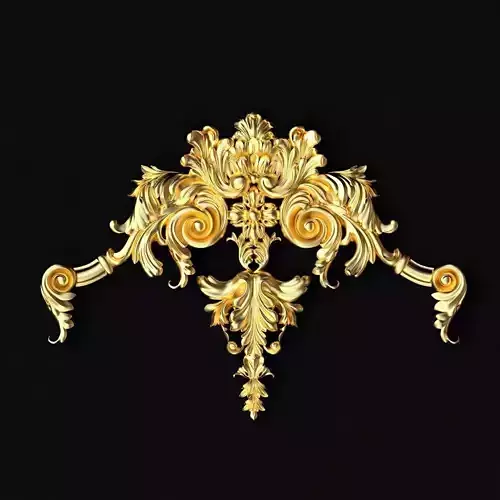 dekor gold ornate design