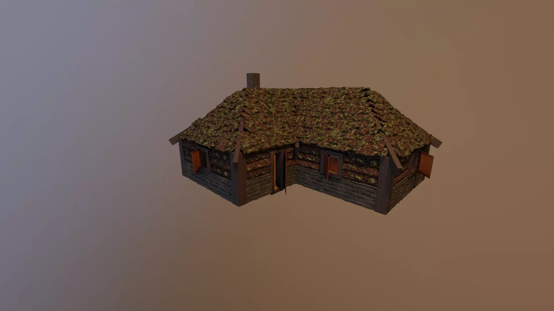 MEDIEVAL HOUSE 1 - LEVEL 1 by RogueFilmProductions 3D model