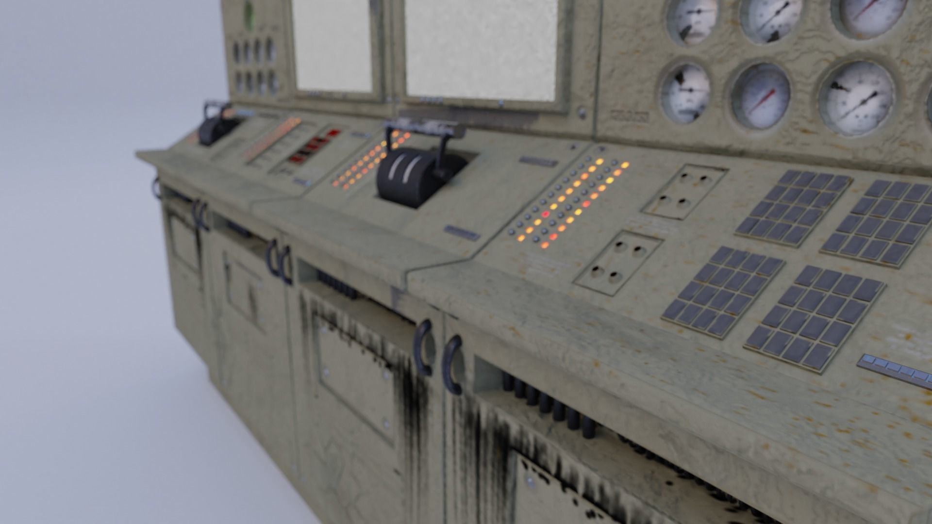 3D model Main power plant control panel VR / AR / low-poly | CGTrader