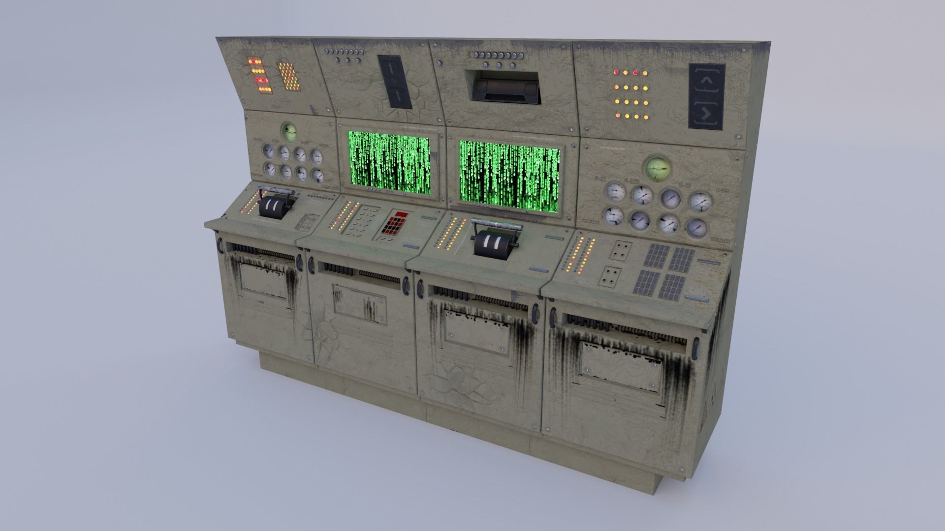 3D model Main power plant control panel VR / AR / low-poly | CGTrader
