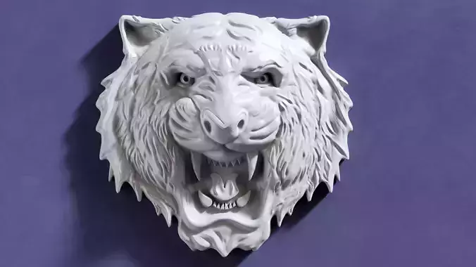 STL models for 3D printing and CNC Tiger