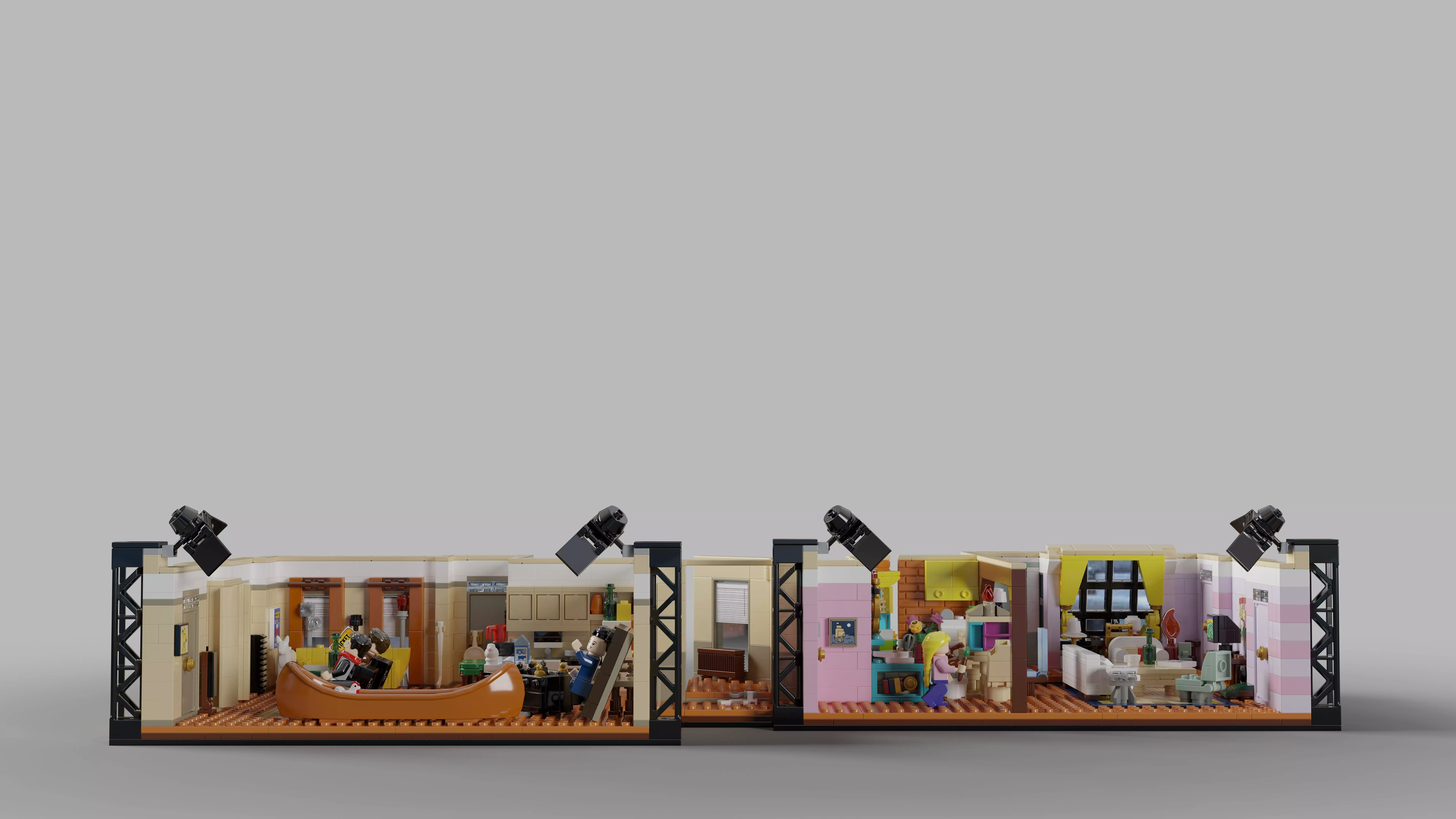 LEGO Creator Expert - Friends Apartment 2021 3D model_0