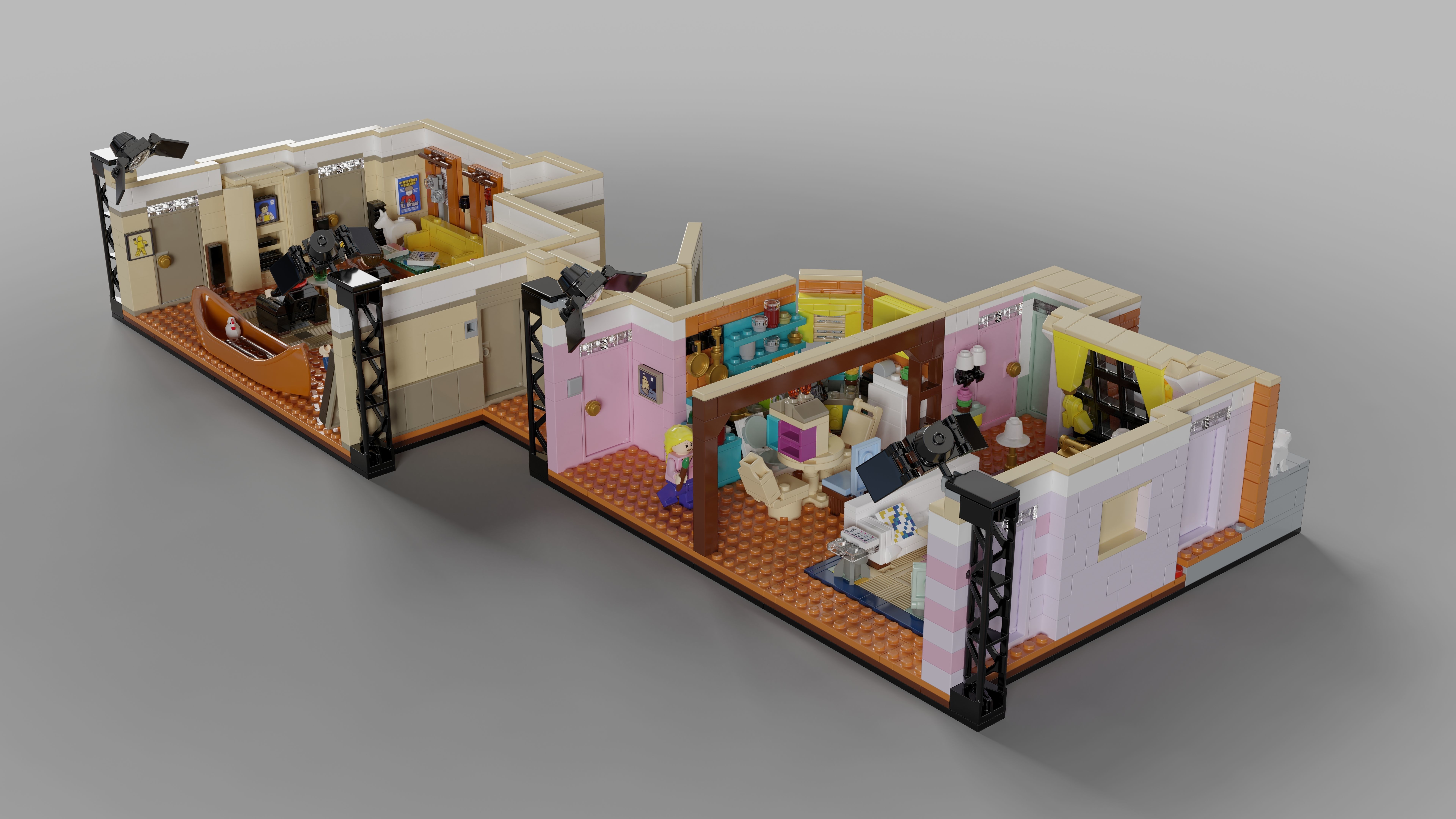 LEGO Creator Expert - Friends Apartment 2021 3D model_4