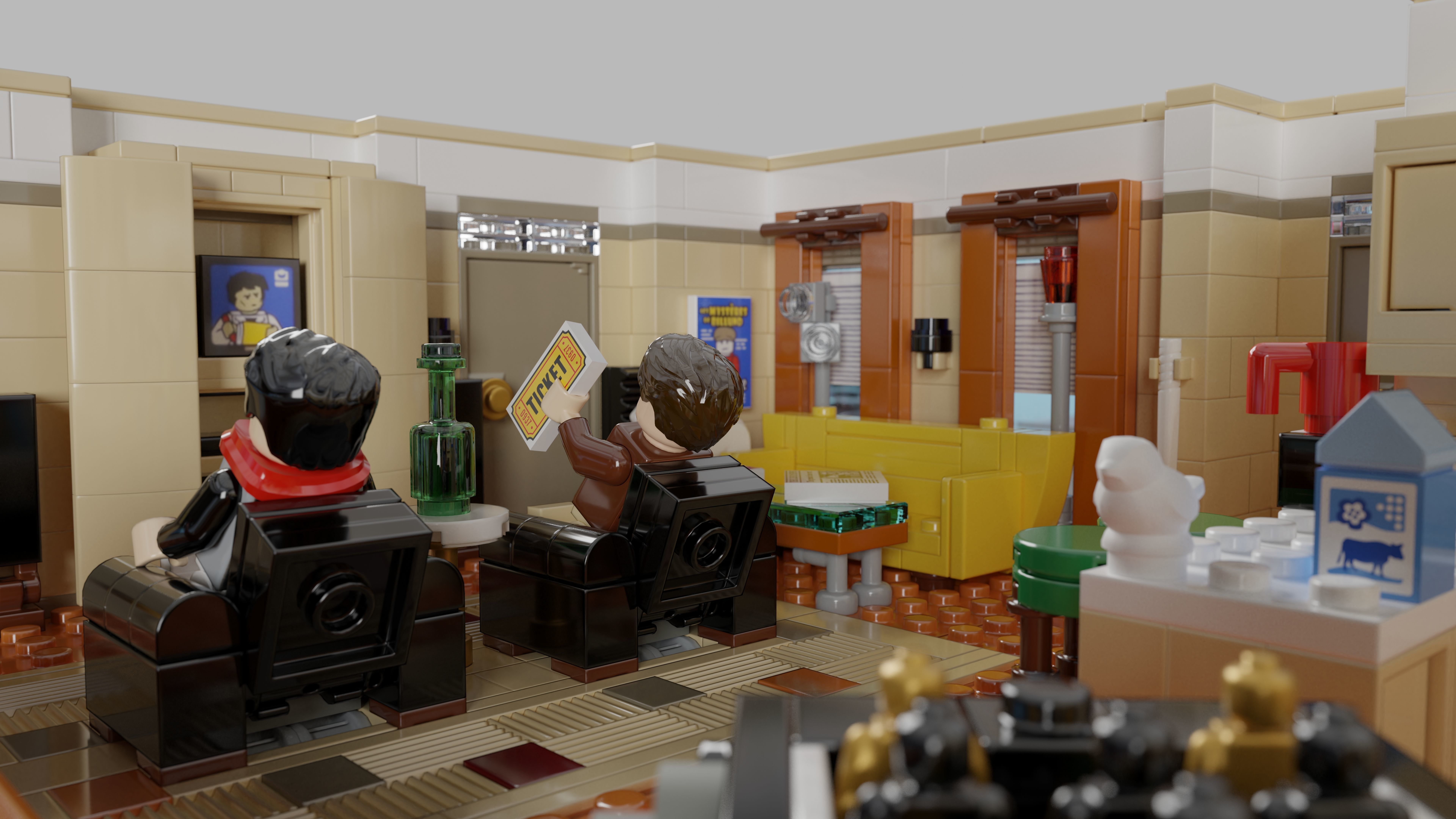 LEGO Creator Expert - Friends Apartment 2021 3D model_6