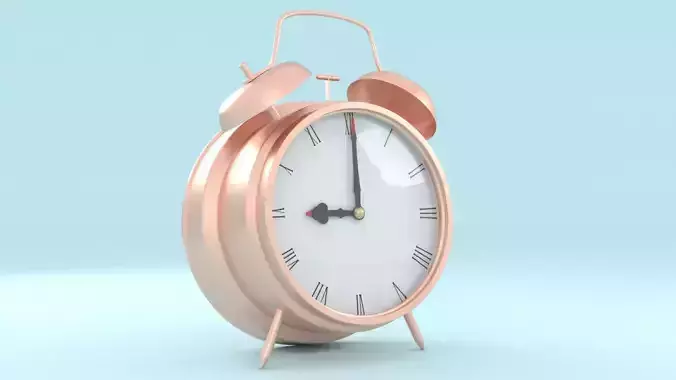 Copper Alarm Clock