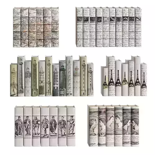 Classic Books 30 3D model