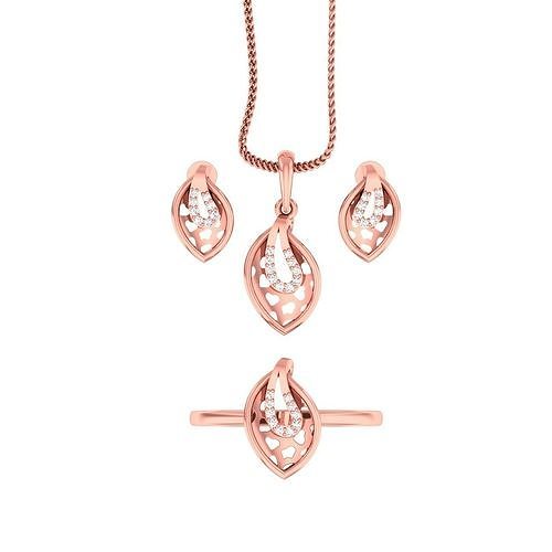 Light weight ring earrings pendant set 3dm stl 4 renders model  3D print model