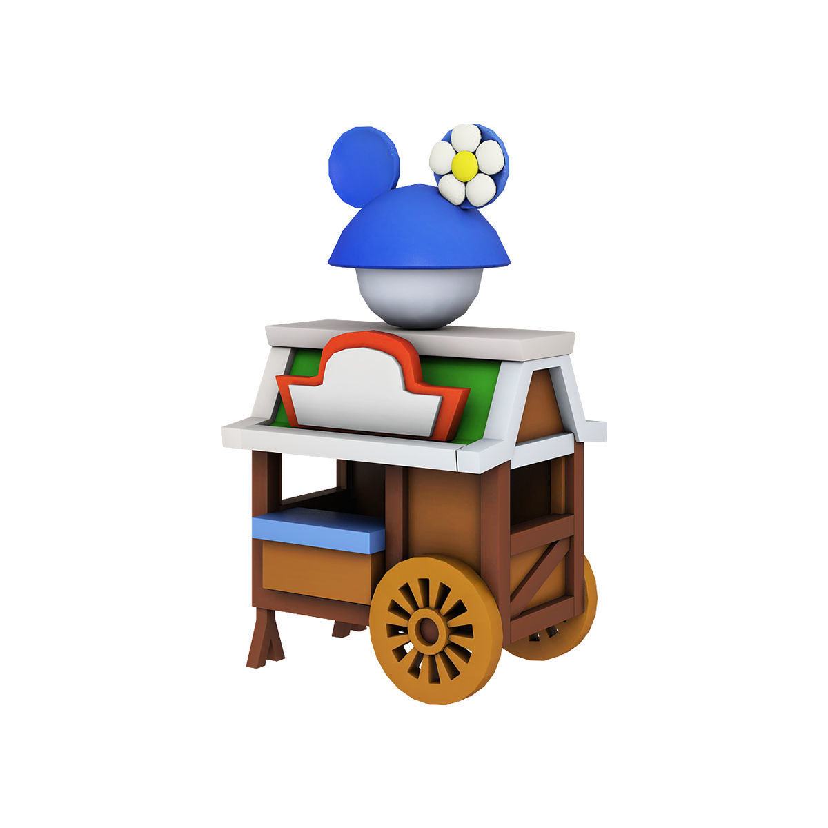 Stylized city pack 3d model Low-poly 3D model_30