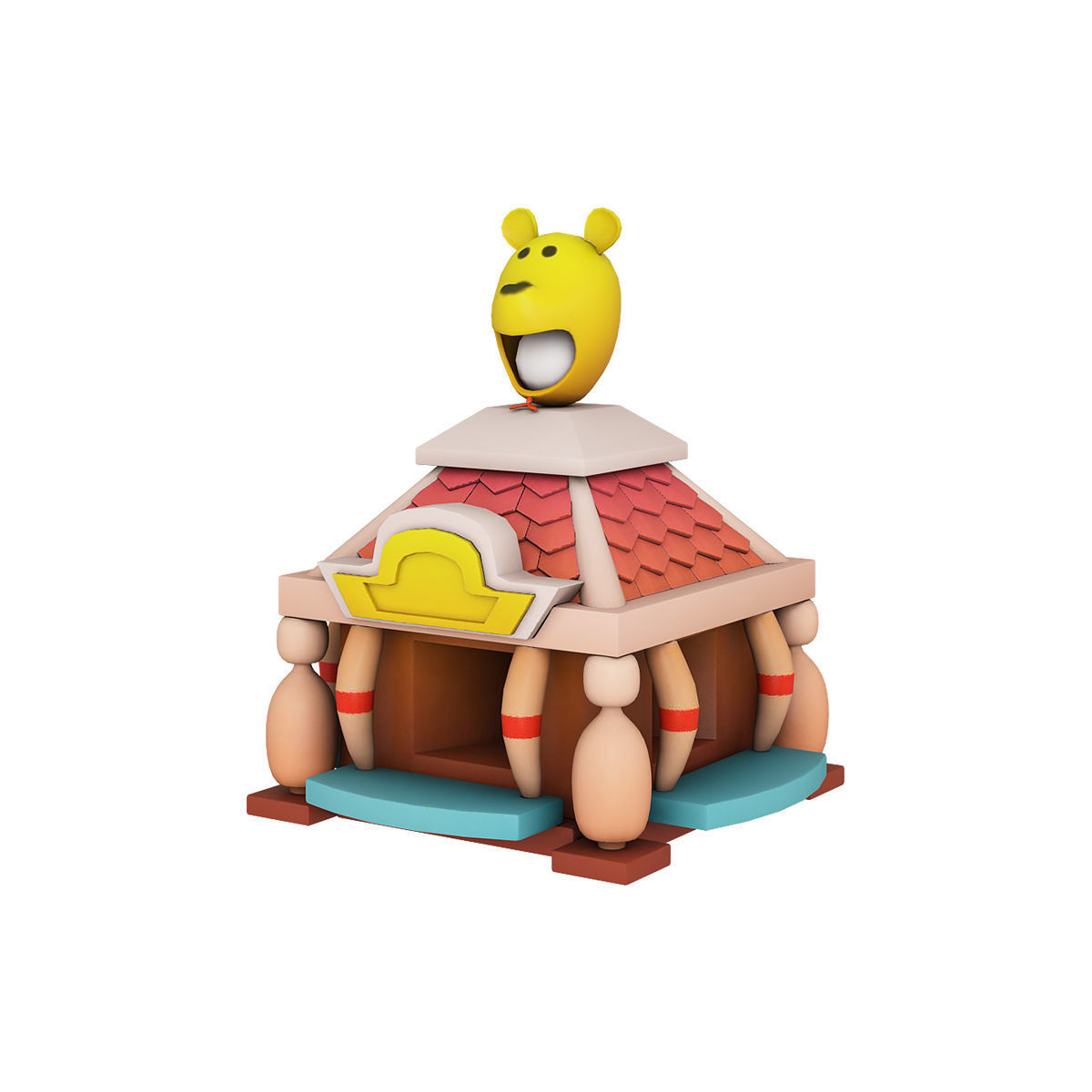 Stylized city pack 3d model Low-poly 3D model_60