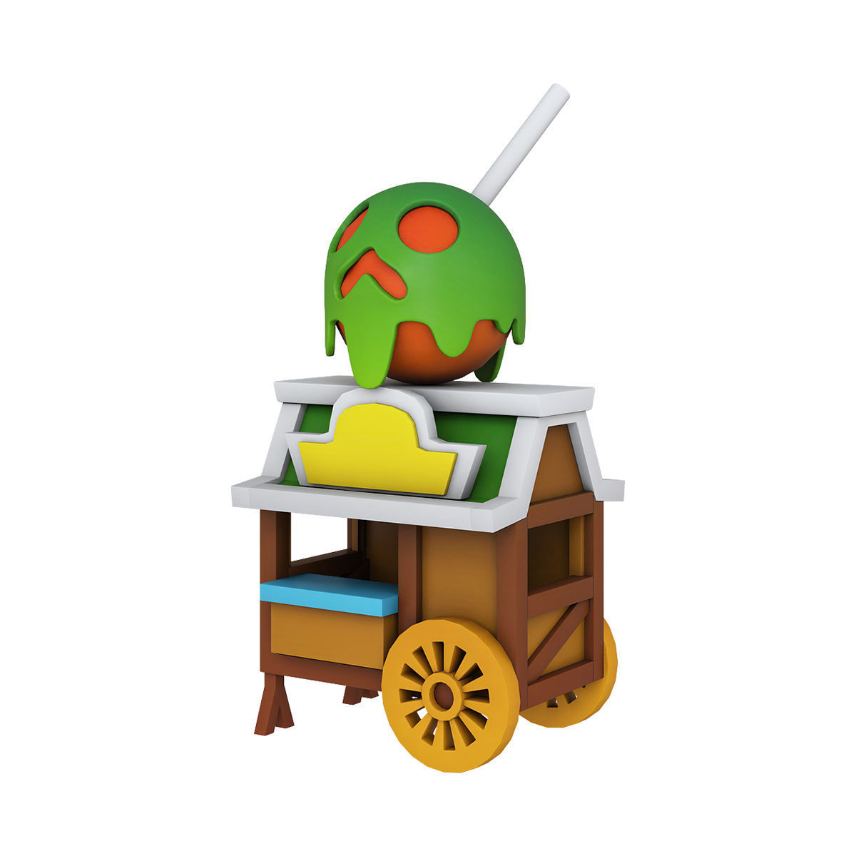 Stylized city pack 3d model Low-poly 3D model_59