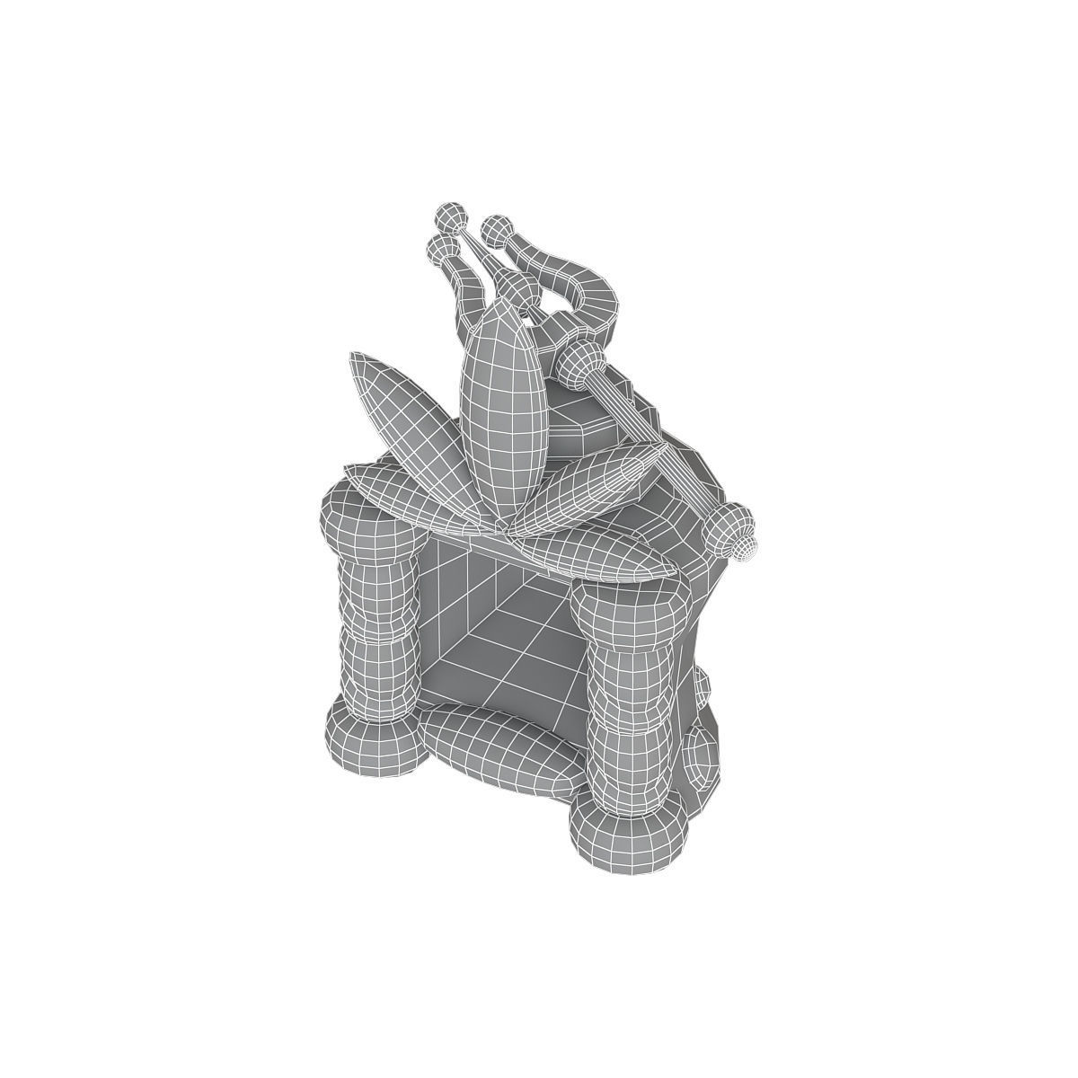 Stylized city pack 3d model Low-poly 3D model_6