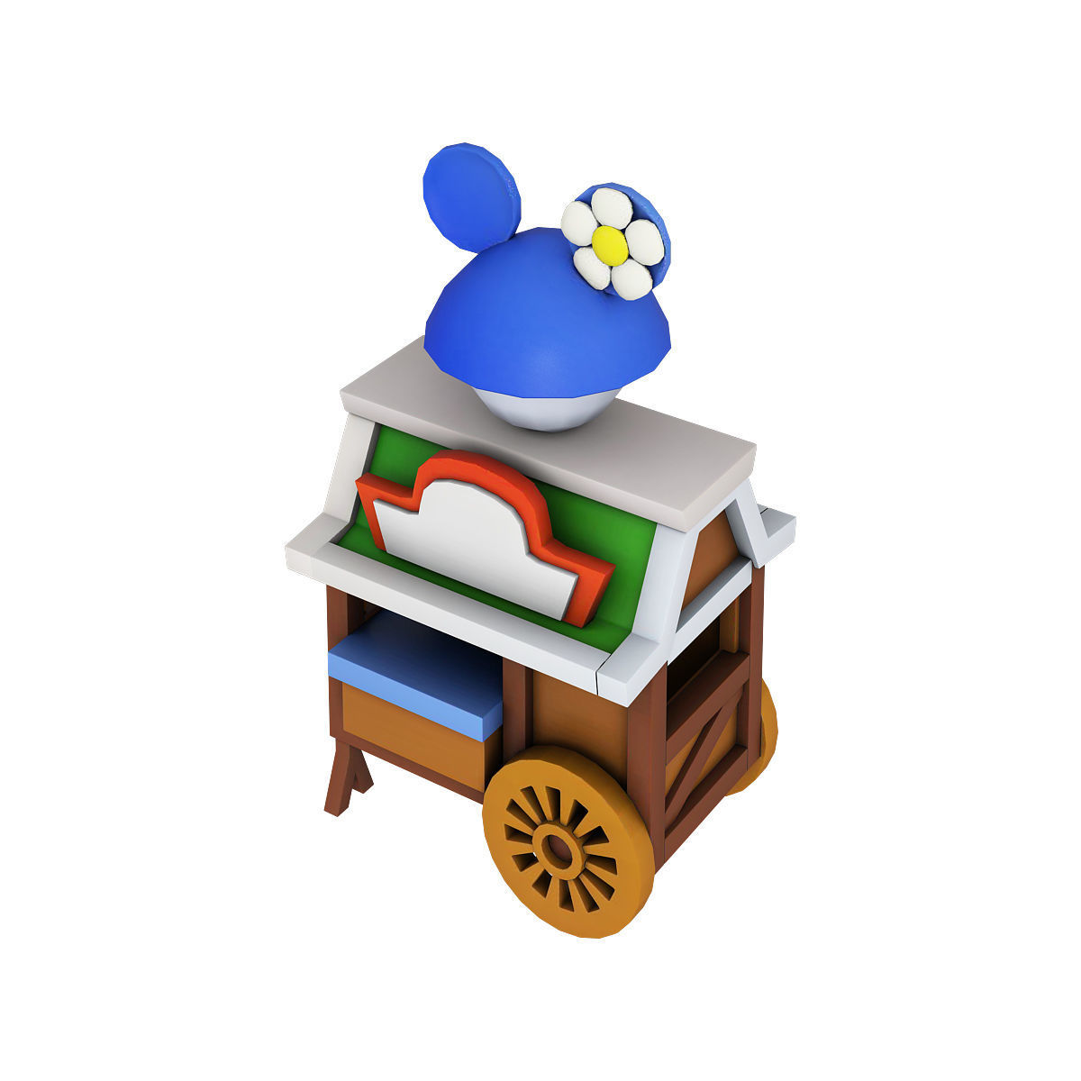 Stylized city pack 3d model Low-poly 3D model_31