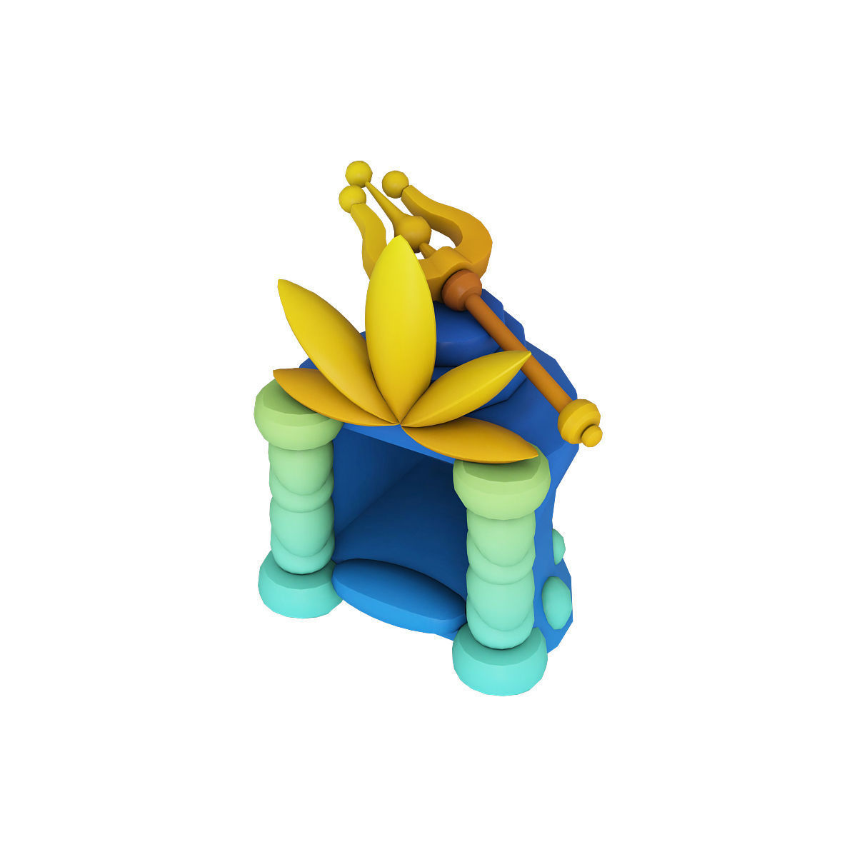 Stylized city pack 3d model Low-poly 3D model_8