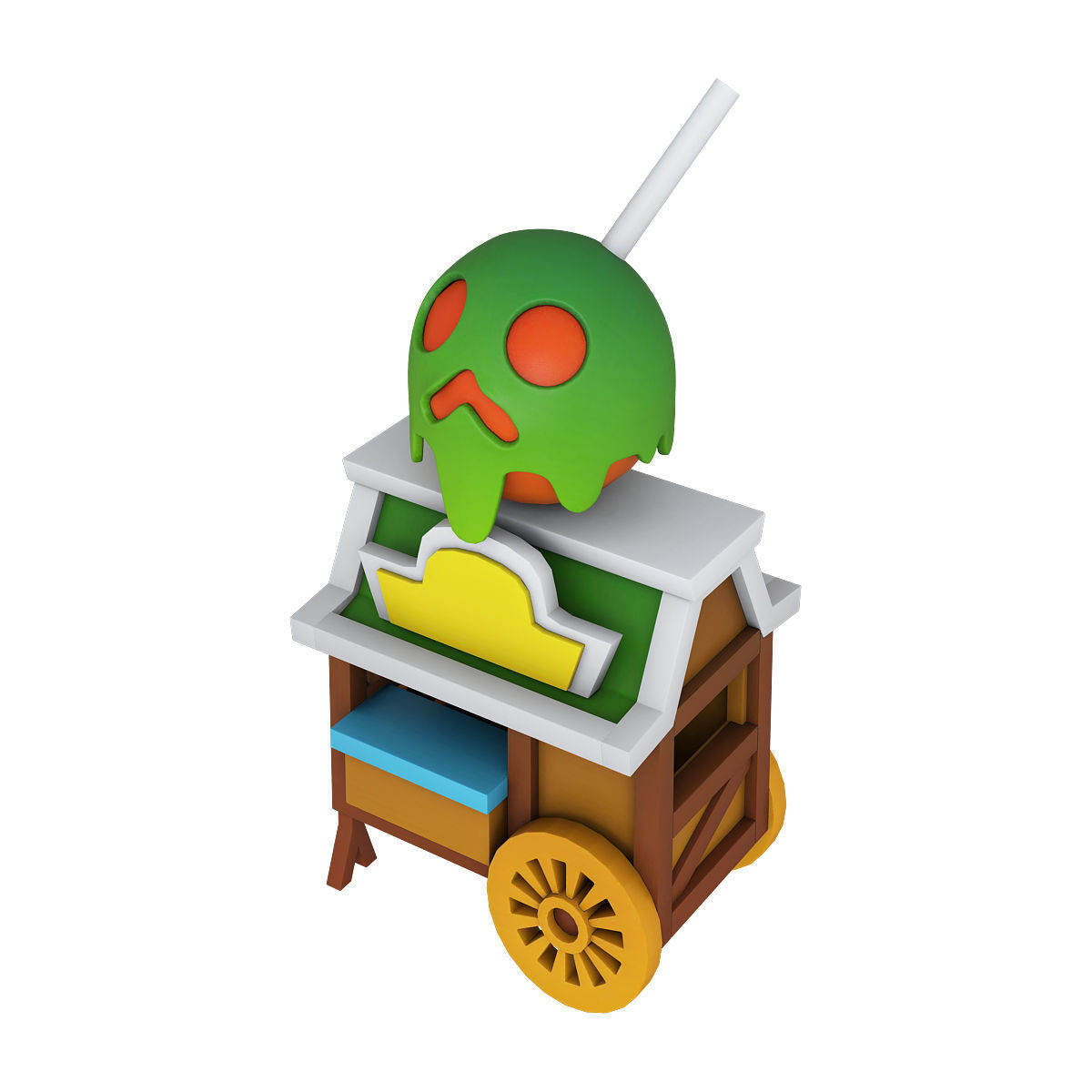 Stylized city pack 3d model Low-poly 3D model_63