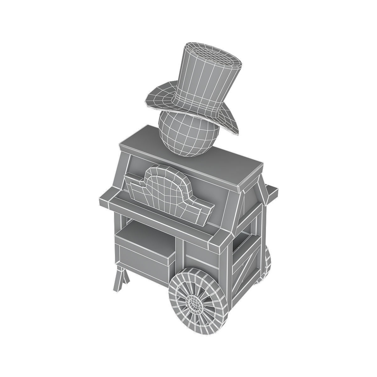 Stylized city pack 3d model Low-poly 3D model_45