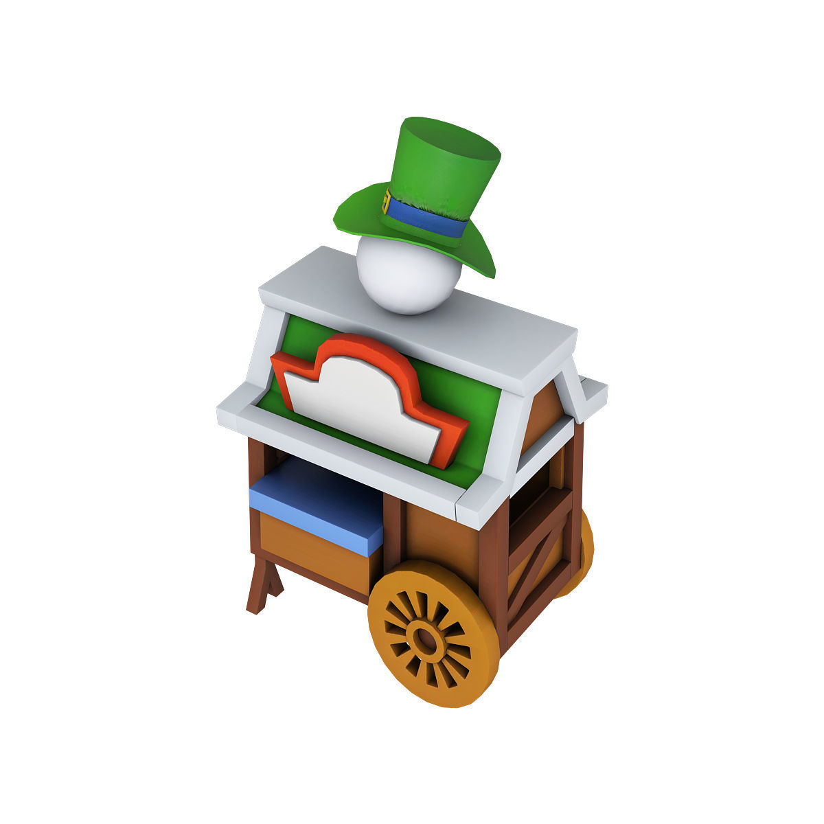 Stylized city pack 3d model Low-poly 3D model_51