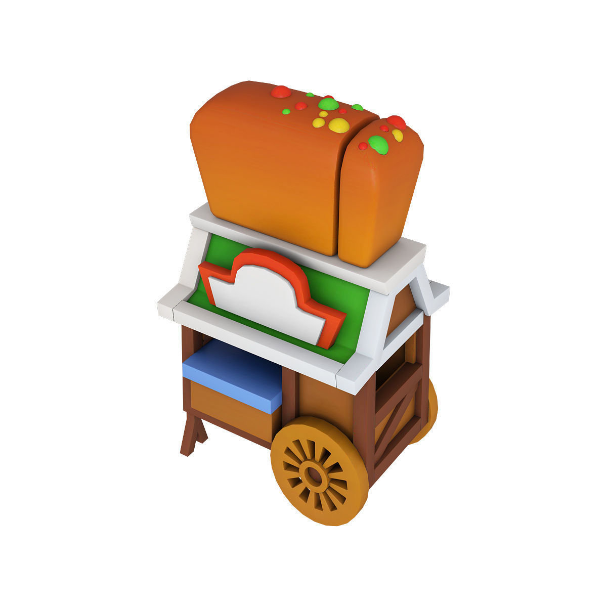 Stylized city pack 3d model Low-poly 3D model_57