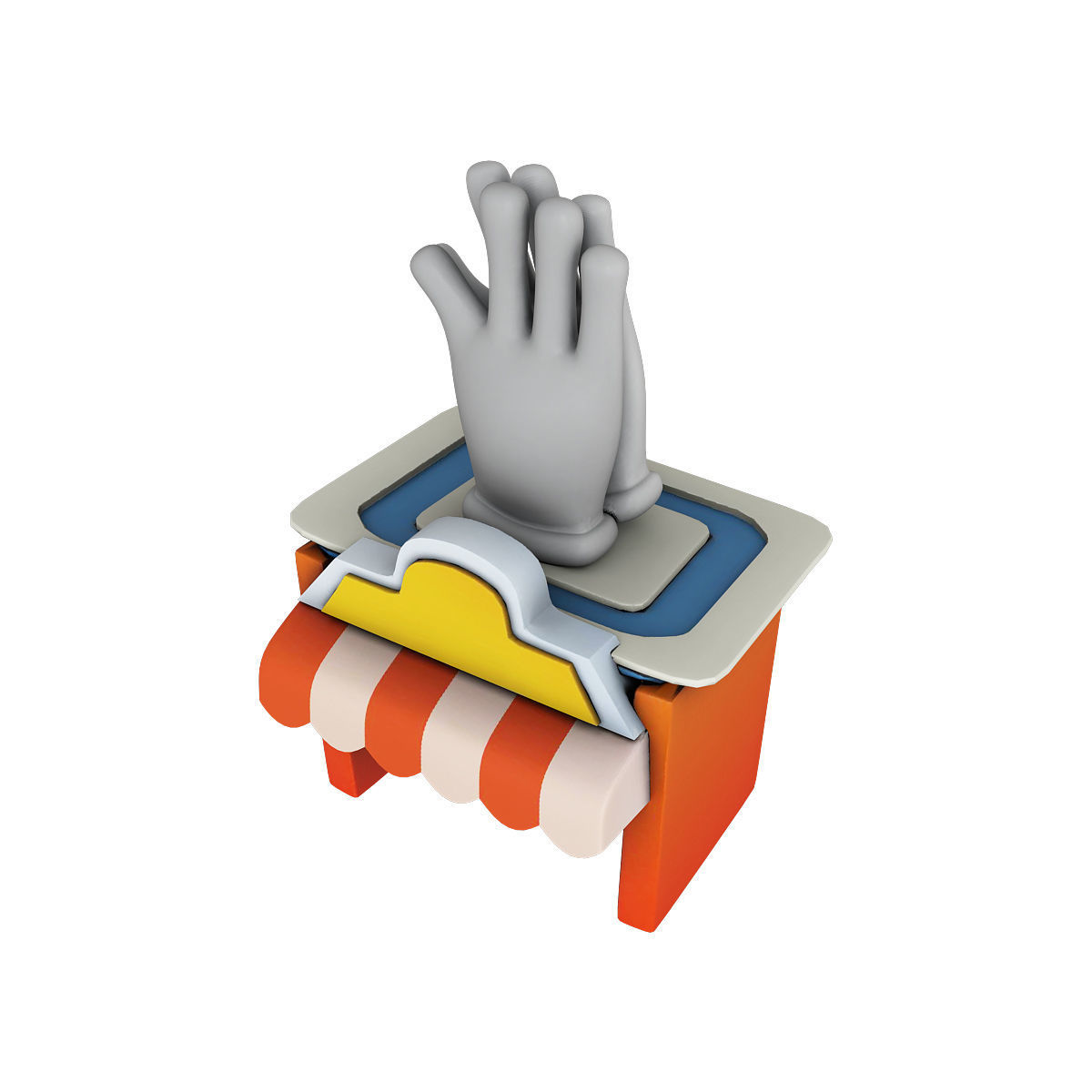 Stylized city pack 3d model Low-poly 3D model_54