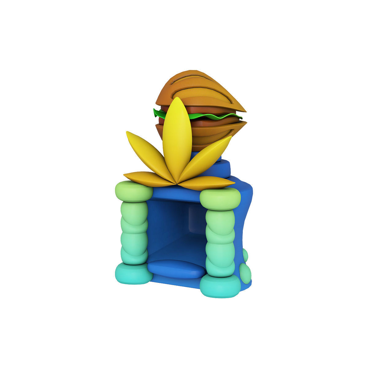 Stylized city pack 3d model Low-poly 3D model_13