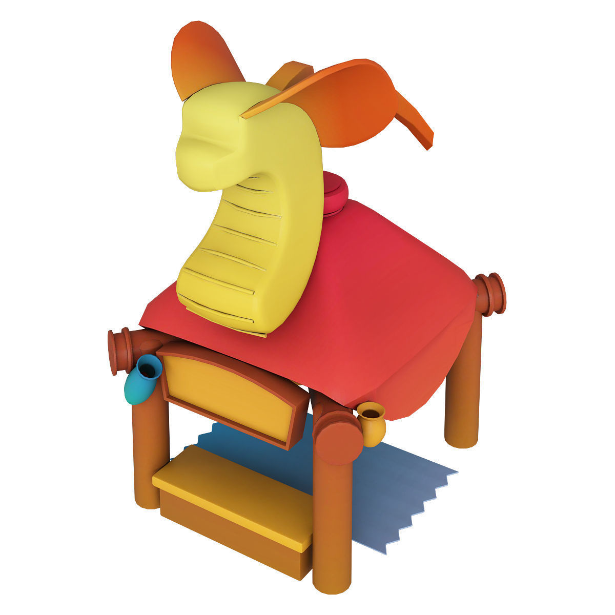 Stylized city pack 3d model Low-poly 3D model_18