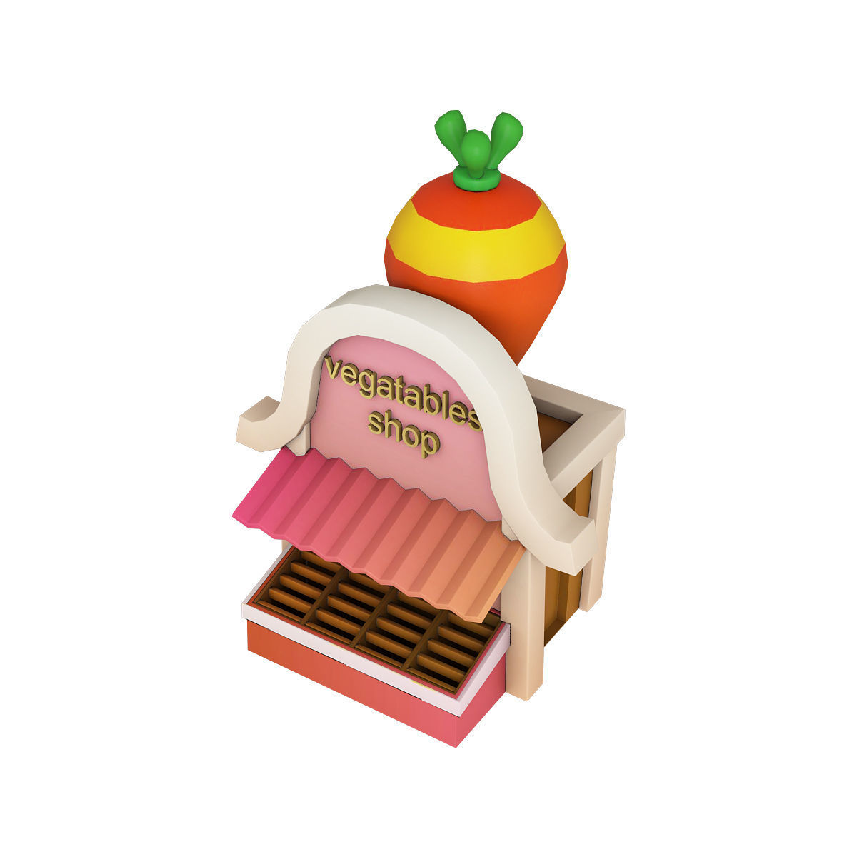 Stylized city pack 3d model Low-poly 3D model_37