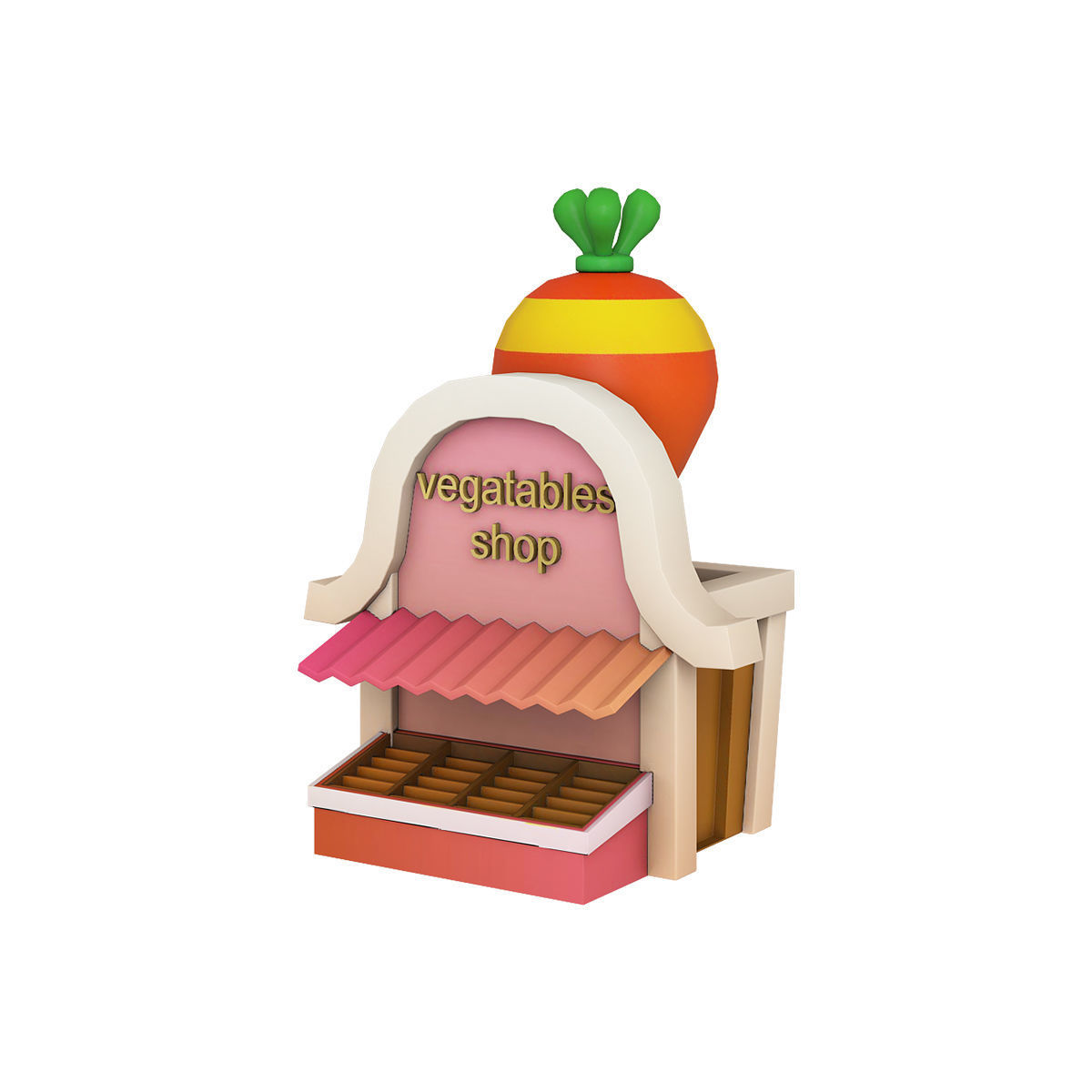 Stylized city pack 3d model Low-poly 3D model_26