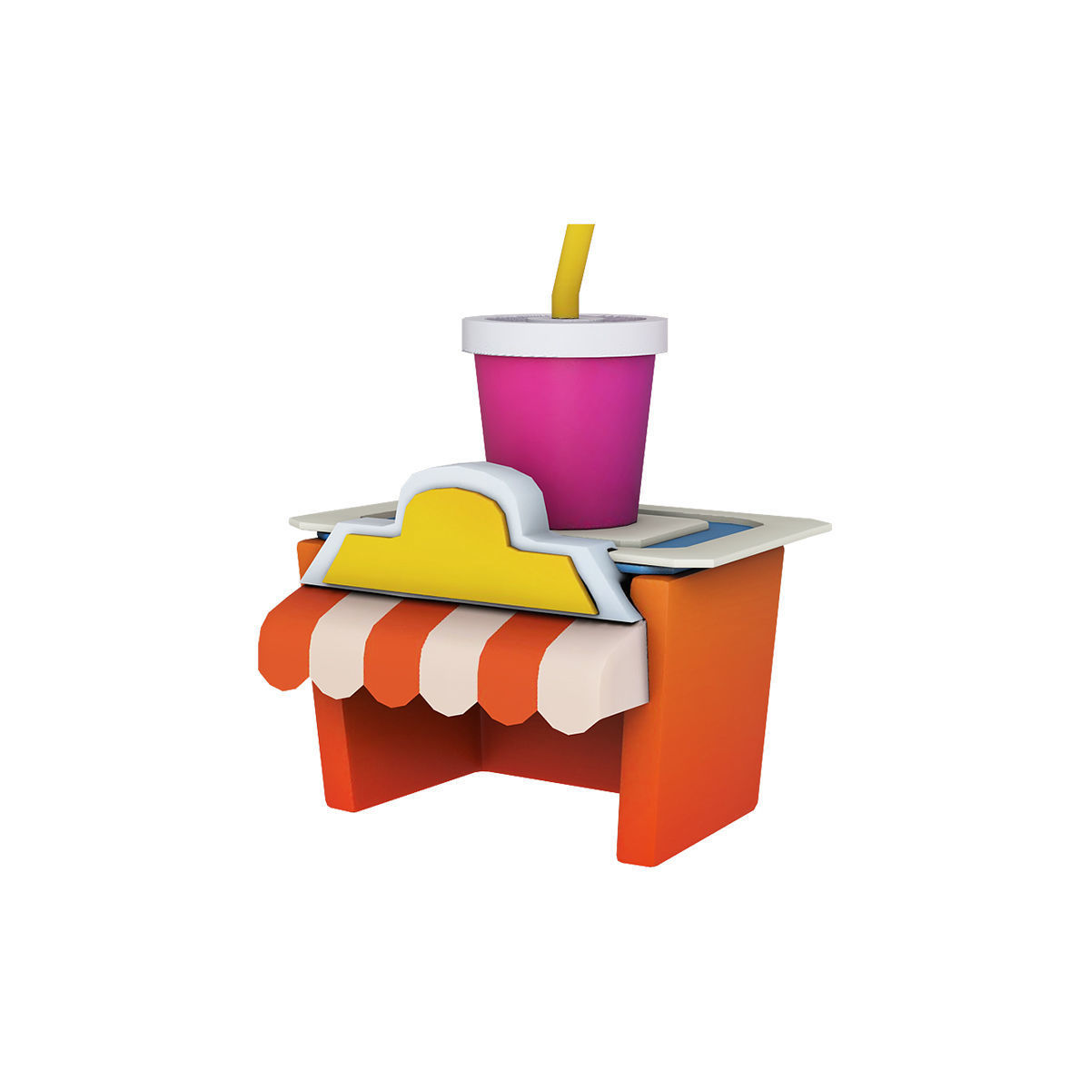 Stylized city pack 3d model Low-poly 3D model_27