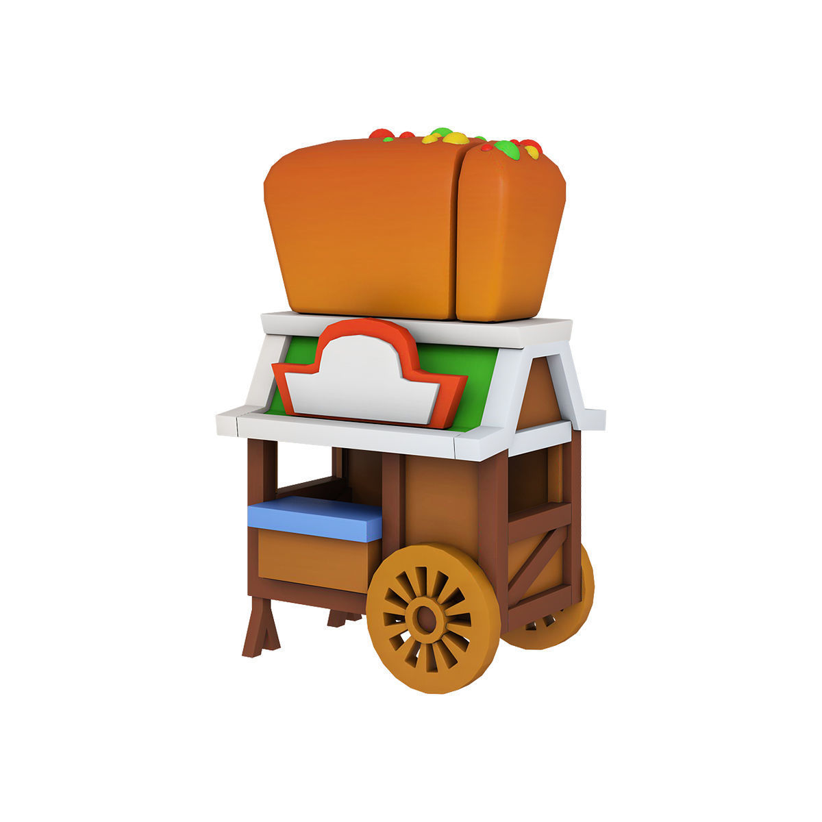 Stylized city pack 3d model Low-poly 3D model_56