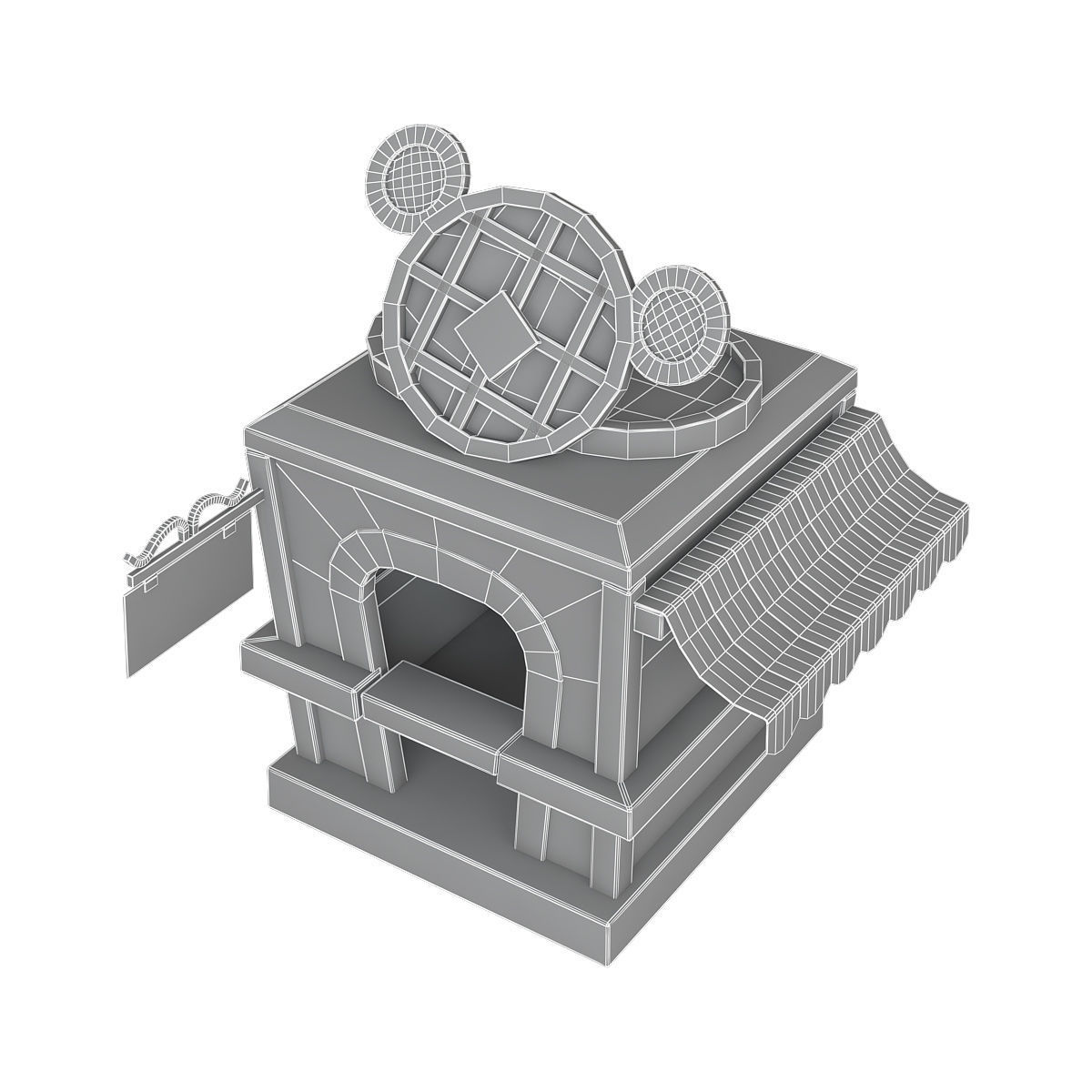 Stylized city pack 3d model Low-poly 3D model_62