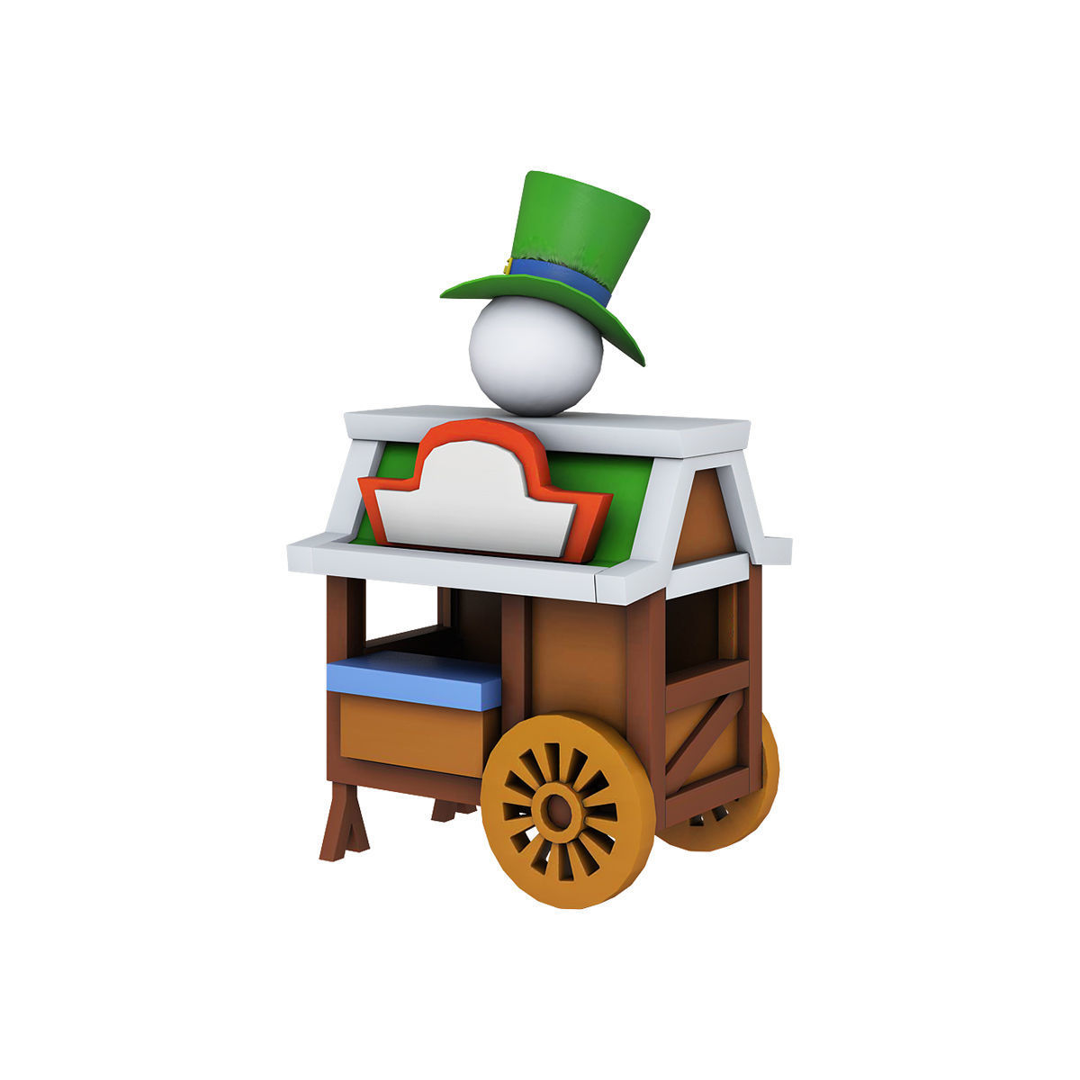 Stylized city pack 3d model Low-poly 3D model_50