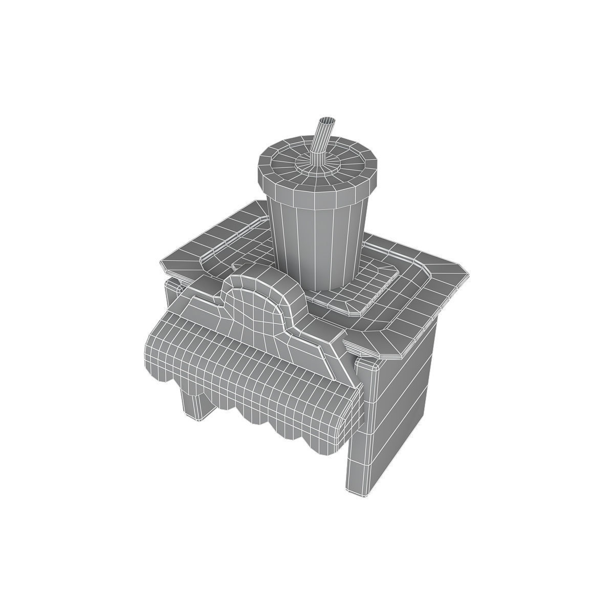 Stylized city pack 3d model Low-poly 3D model_25