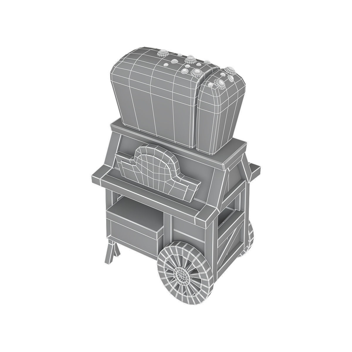 Stylized city pack 3d model Low-poly 3D model_55