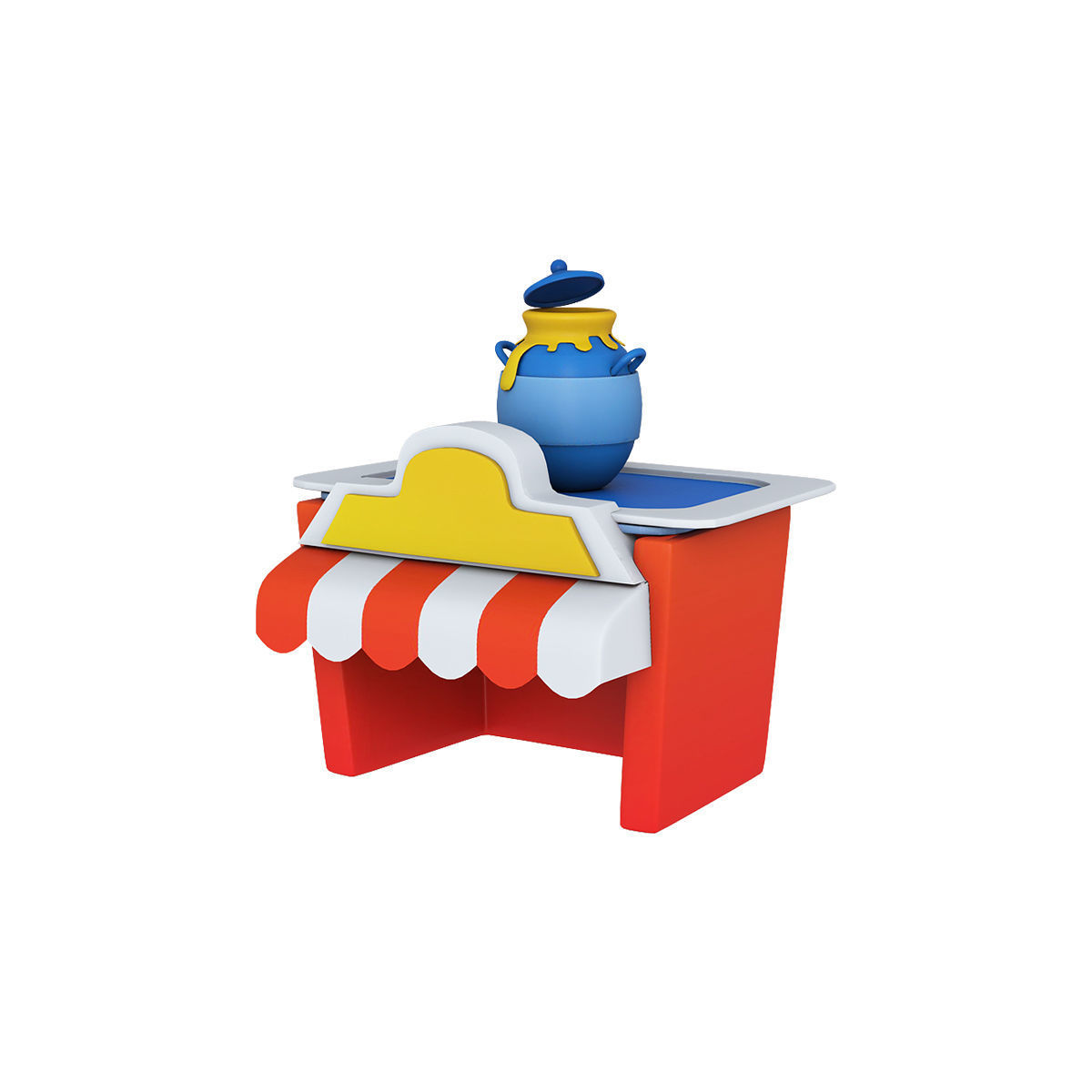 Stylized city pack 3d model Low-poly 3D model_43