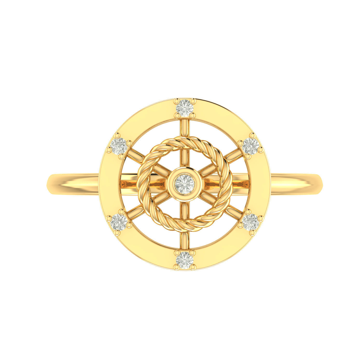 Light weight ring earrings pendant set 3dm stl 4 renders model  3D print model_14