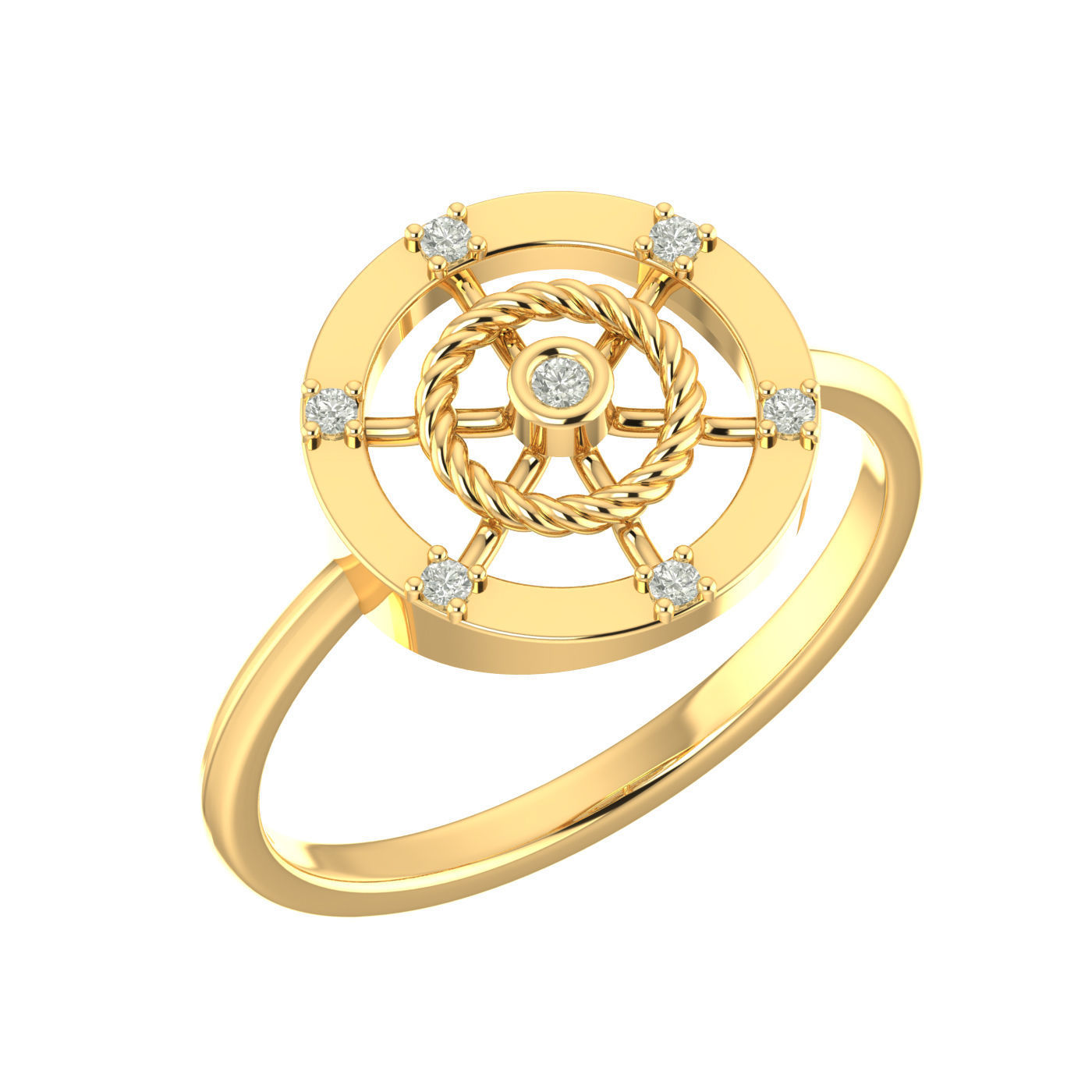 Light weight ring earrings pendant set 3dm stl 4 renders model  3D print model_9