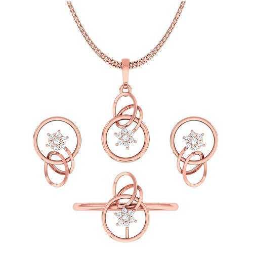 Light weight ring earrings pendant set 3dm stl 4 renders model  3D print model