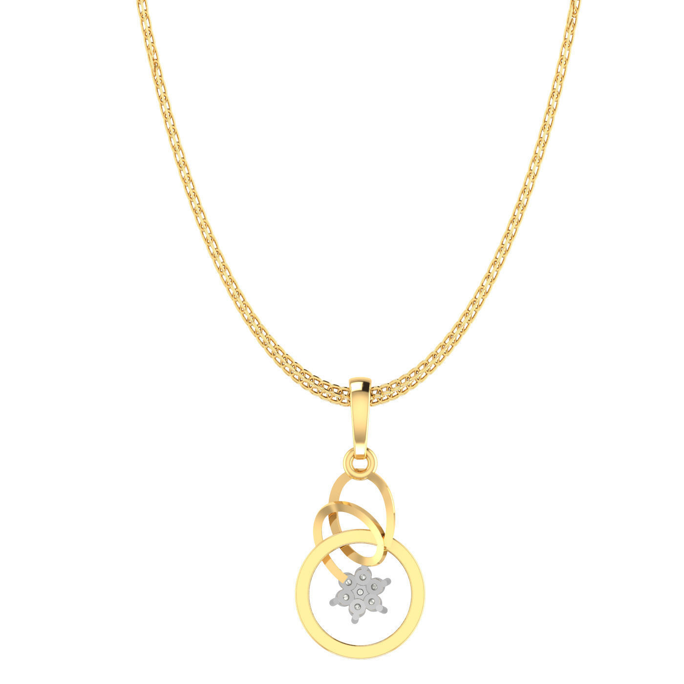 Light weight ring earrings pendant set 3dm stl 4 renders model 3D print model_1