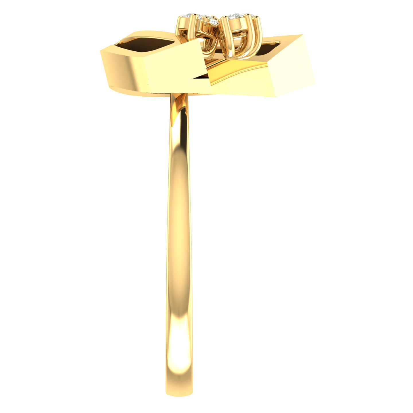 Light weight ring earrings pendant set 3dm stl 4 renders model 3D print model_11