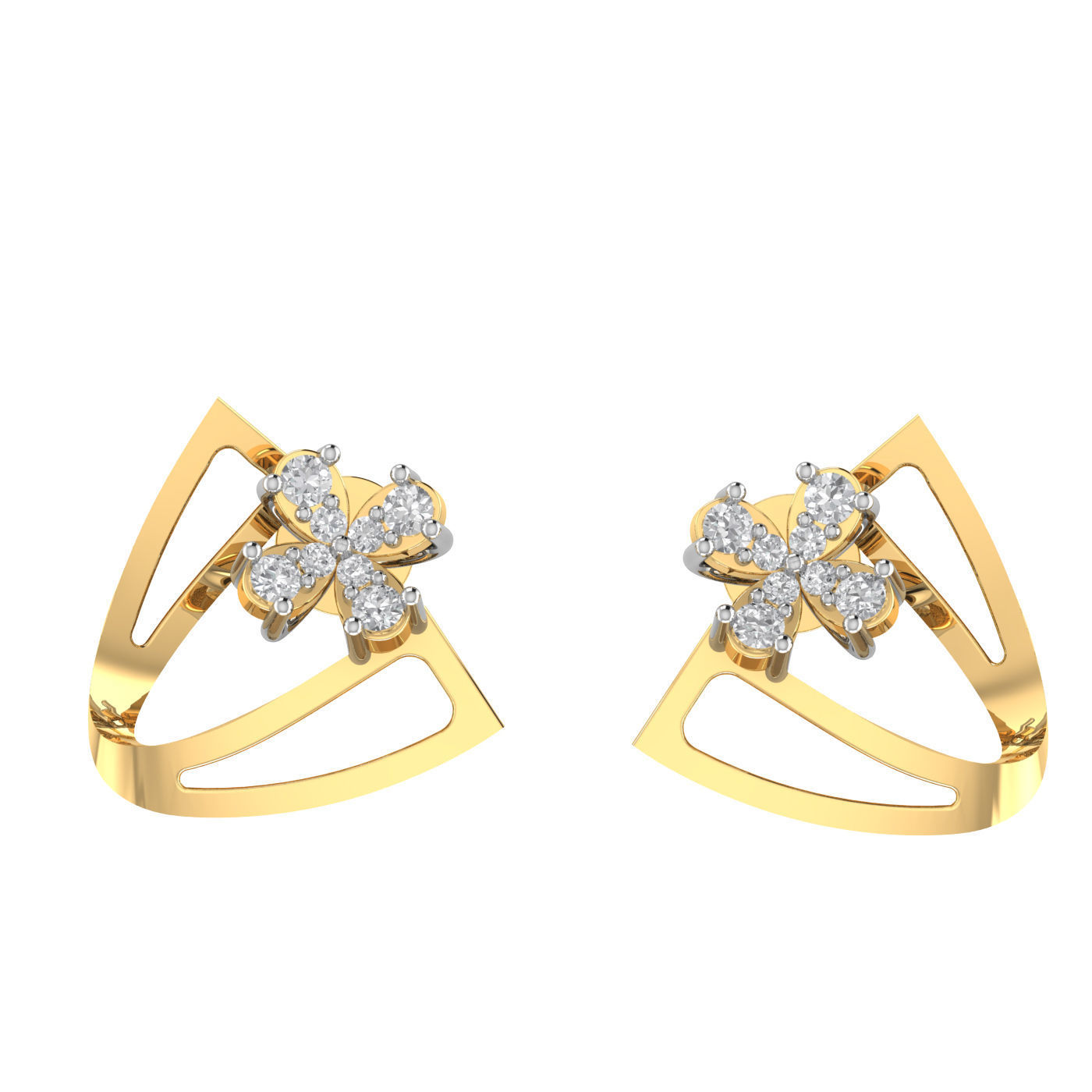 Light weight ring earrings pendant set 3dm stl 4 renders model 3D print model_15