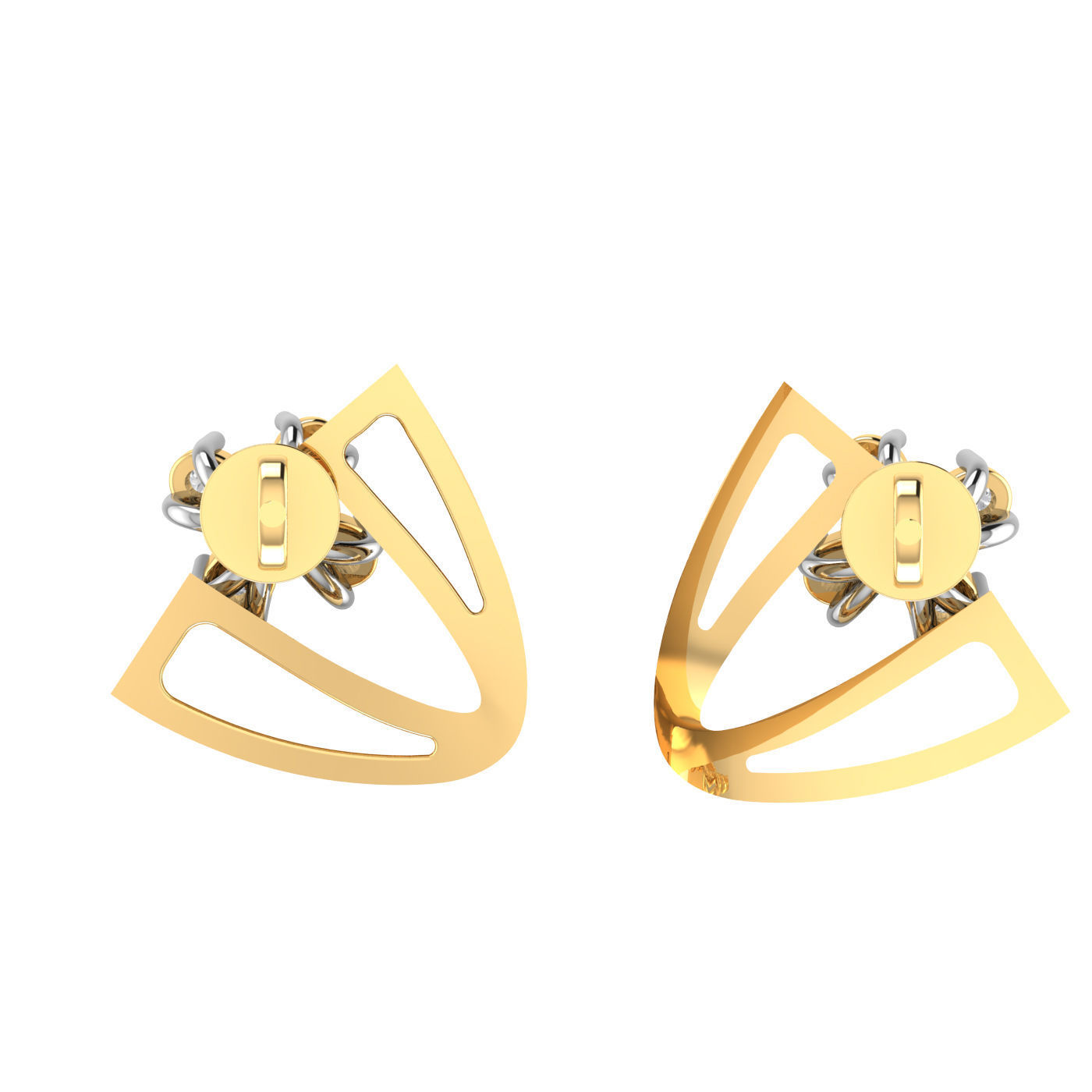 Light weight ring earrings pendant set 3dm stl 4 renders model 3D print model_2