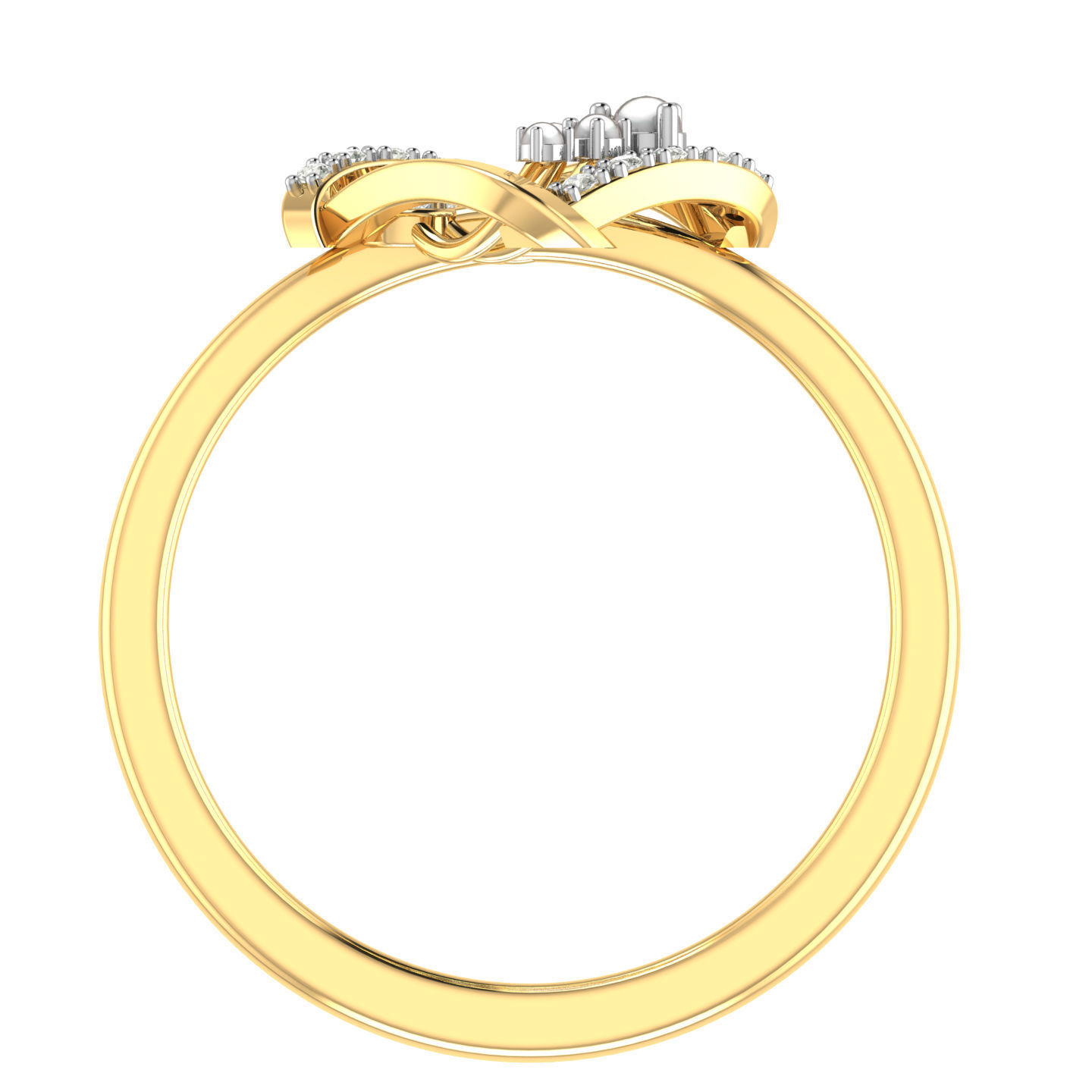 Light weight ring earrings pendant set 3dm stl 4 renders model  3D print model_3