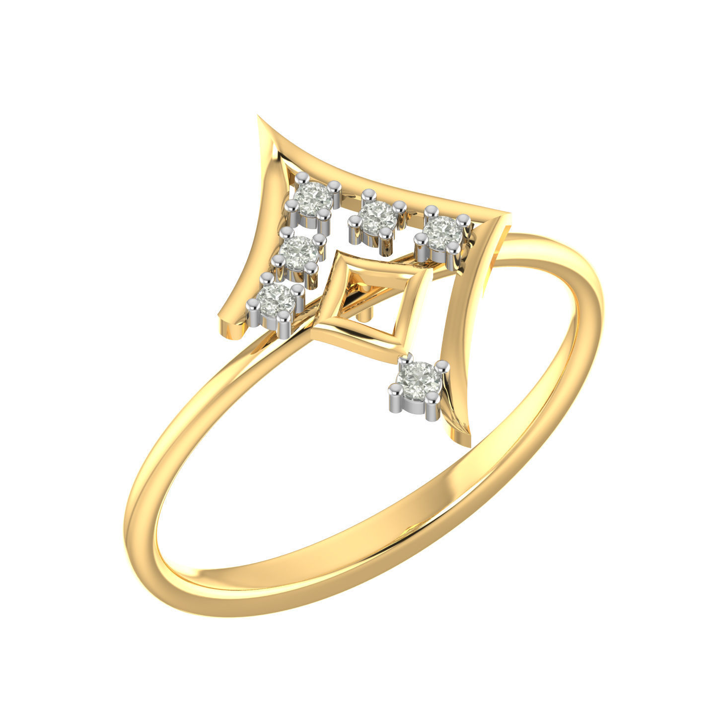 Light weight ring earrings pendant set 3dm stl 4 renders model 3D print model_6