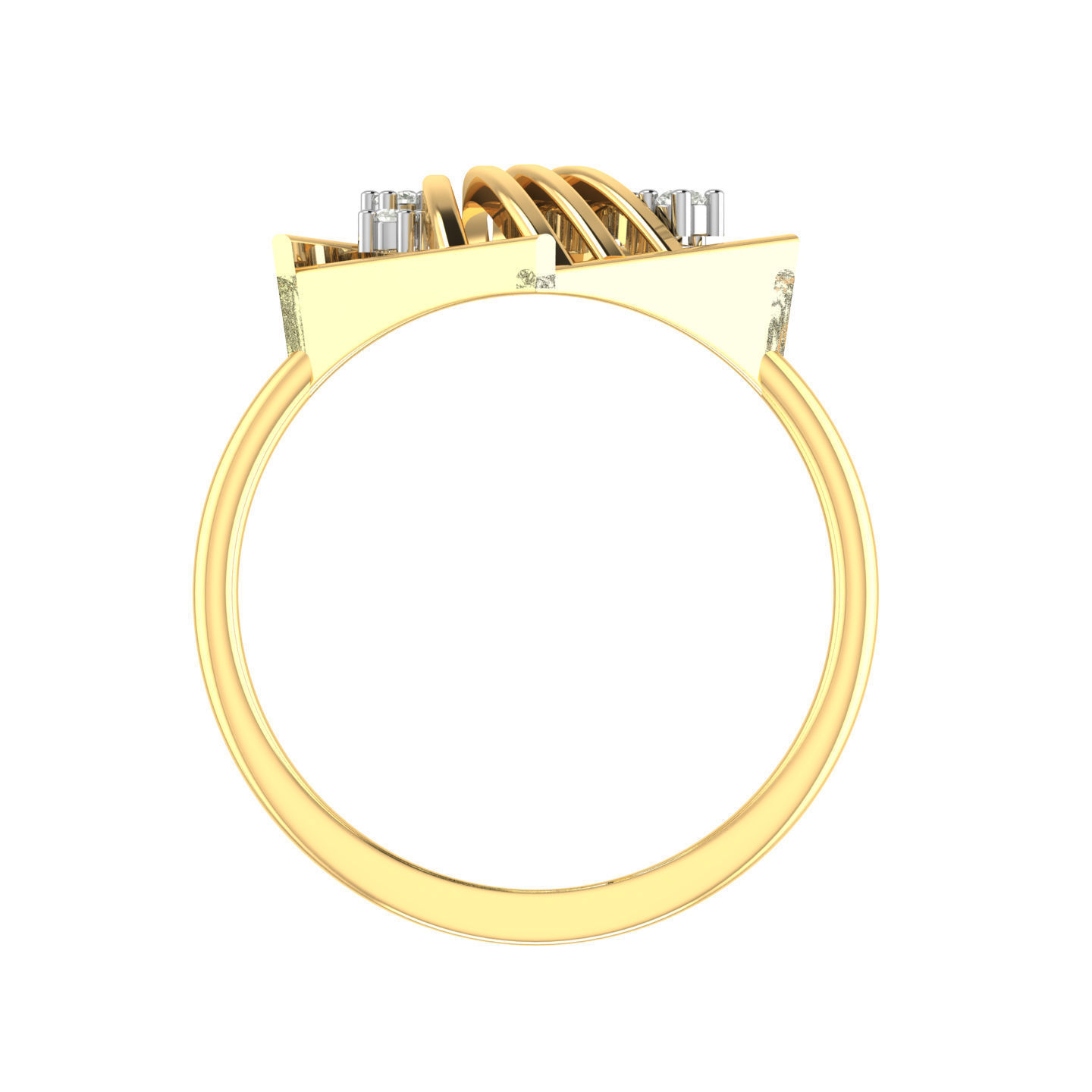 Light weight ring earrings pendant set 3dm stl 4 renders model 3D print model_3