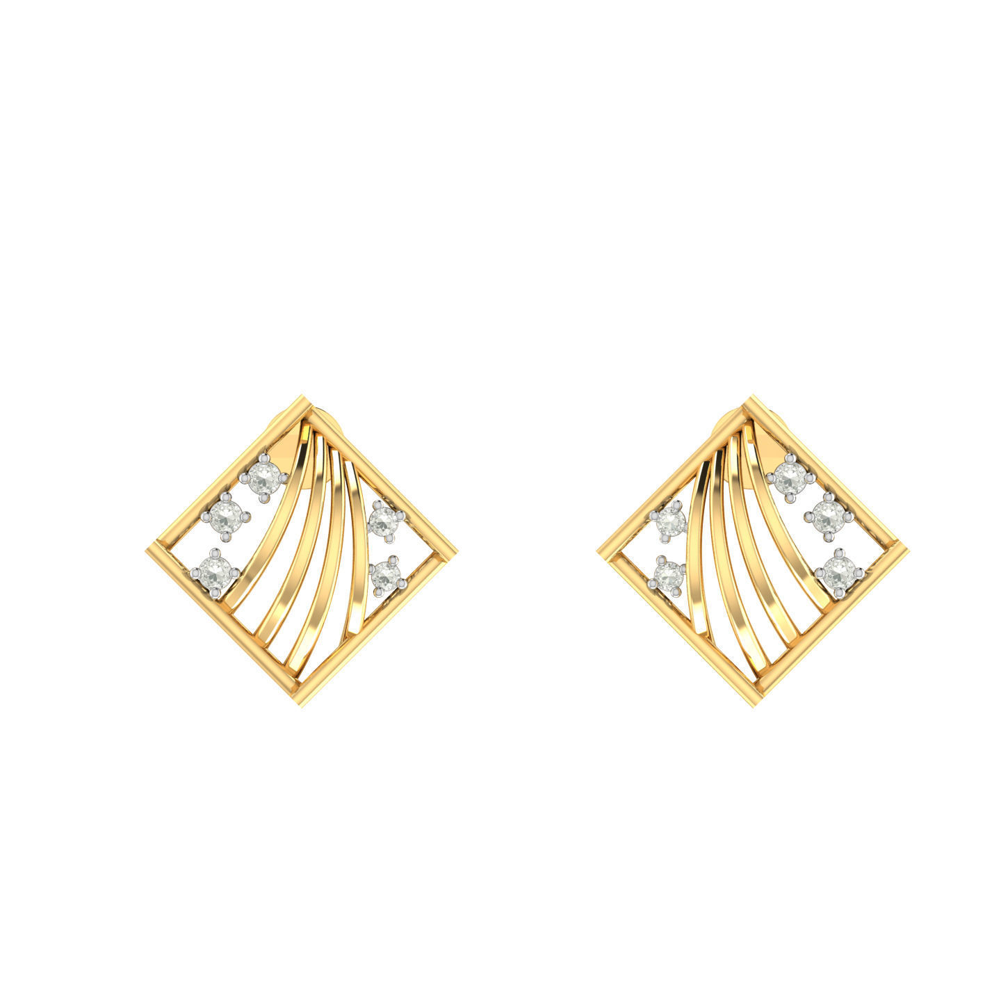 Light weight ring earrings pendant set 3dm stl 4 renders model 3D print model_14